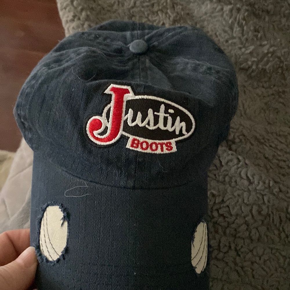 Justin boots mens baseball cap